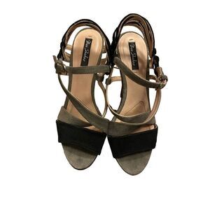 Mea Shadow - strappy suede heels - 8
